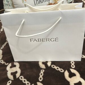 🌺🌺 NEW FABERGE SHOPPING BAG 12.5x9.5